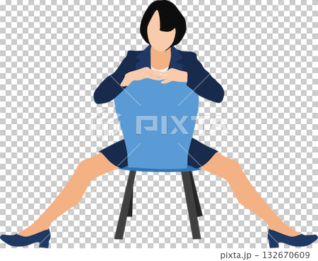 Illustration of a business woman Illustration of a business woman 132670609