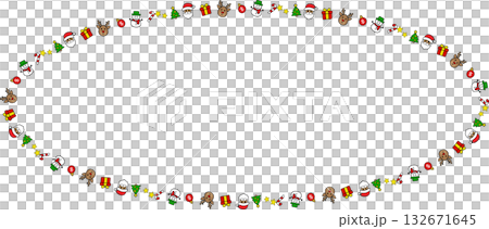 The  Christmas Bell Boarder Line for Holiday or celebration concept. 132671645