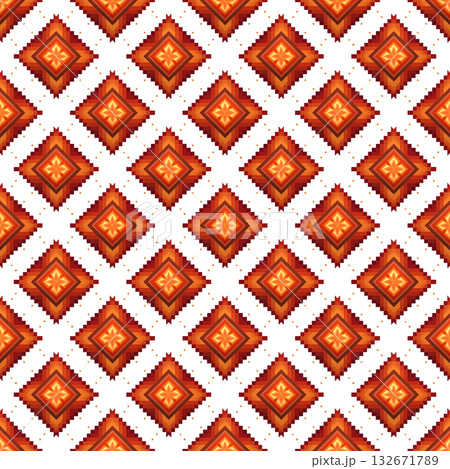 seamless vector pattern in the style of art deco, vintage, retro, vintage, wallpaper, design, textile, wrapping paper, packaging, background 132671789