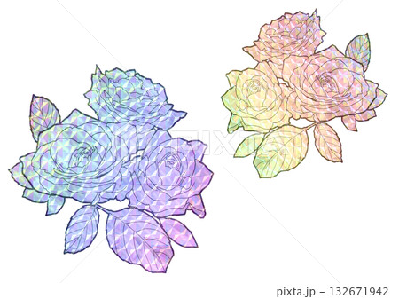 ホログラムな薔薇 132671942