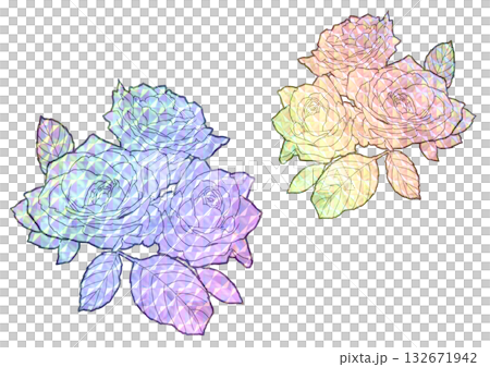 ホログラムな薔薇 132671942