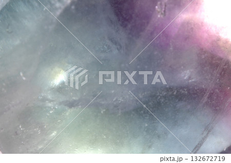 Close up of crystal shards healing quartz geological natural healing stone 132672719