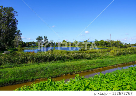 北村中央公園の近くにある赤川排水 北村中央公園の近くにある赤川排水 132672767