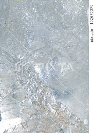 Close up of crystal shards healing quartz geological natural healing stone 132673379