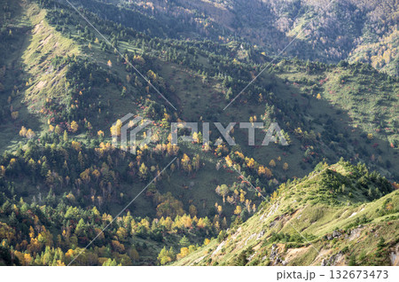 志賀高原渋峠の秋景色 132673473