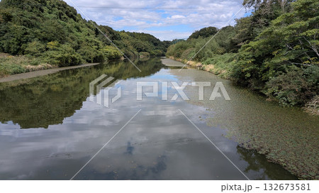 川の流れる風景 川の流れる風景 132673581