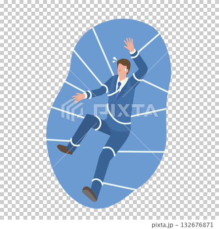 A businessman who can't move 132676871