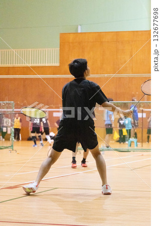 バドミントン部活風景 132677698