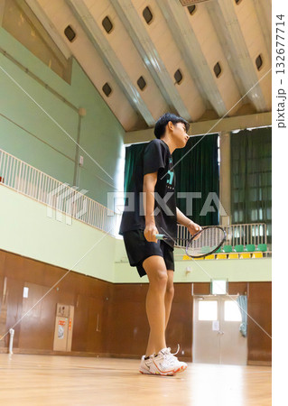 バドミントン部活風景 132677714