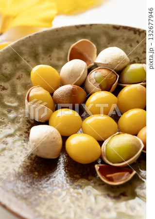 ぎんなん 銀杏 和風 ぎんなん 銀杏 和風 132677946