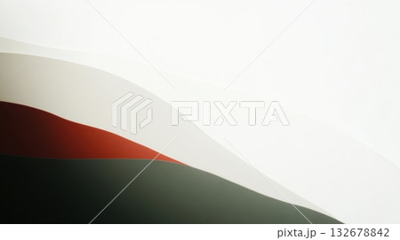 Layers of color blend softly in a minimalistic design 132678842