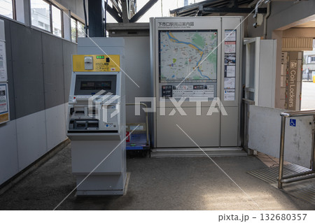 奈良県/近畿日本鉄道の下市口駅の精算機(2025年8月撮影) 奈良県/近畿日本鉄道の下市口駅の精算機(2025年8月撮影) 132680357