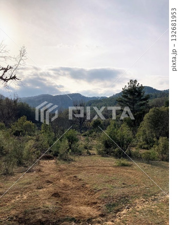 Landscape Tazi Canyon in Manavgat, Antalya, Turkey Aerial top view. Landscape Tazi Canyon in Manavgat, Antalya, Turkey Aerial top view. 132681953