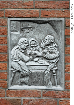 Sign, tavern, Lippstadt, North Rhine-Westphalia, Germany 132682247
