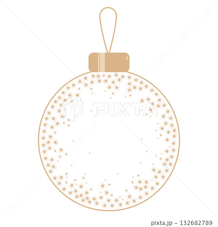 Christmas ball ornament vector illustration 132682789