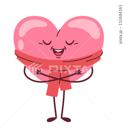 Heart embrace self-care and self-acceptance Heart embrace self-care and self-acceptance 132684161