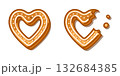 Gingerbread Heart Cookie Set 132684385