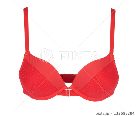 Red Padded Bra with Adjustable Straps 132685294