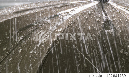激しく降る雨のイメージ 132685989