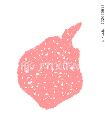 Organic wavy chalk scribble bubble forms a unique speech shape. Dialogue element with message and chalkboard inspiration, rectangle outline for creative text, abstract communication, and modern 132686618