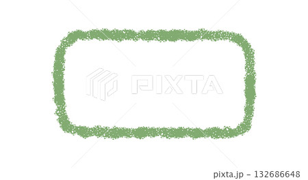 Green crayon outline creates an organic rectangle frame in sketch style. Quote box with label use, graphic texture and textbox form, this background works as unique message element. Green crayon outline creates an organic rectangle frame in sketch style. Quote box with label use, graphic texture and textbox form, this background works as unique message element. 132686648