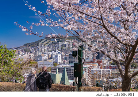 《長崎県》長崎市・坂の街並み 132686981