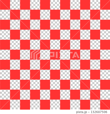 Japanese pattern checkered frame background red vector png Japanese pattern checkered frame background red vector png 132687506