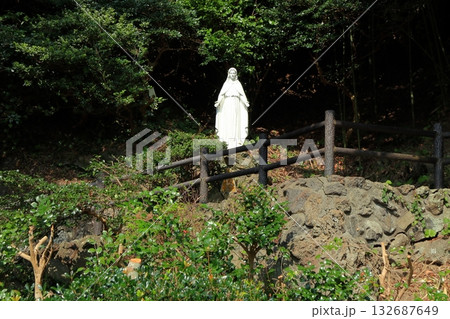 【長崎県】五島・堂崎天主堂のマリア像 【長崎県】五島・堂崎天主堂のマリア像 132687649