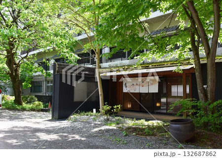 日光市川治温泉　祝い宿寿庵と新緑 132687862