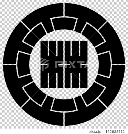 This is the family crest. It is a Genji circle with a forest square character. 132688512