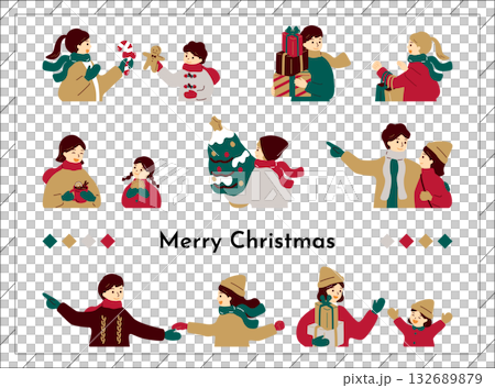 People enjoying Christmas People enjoying Christmas 132689879