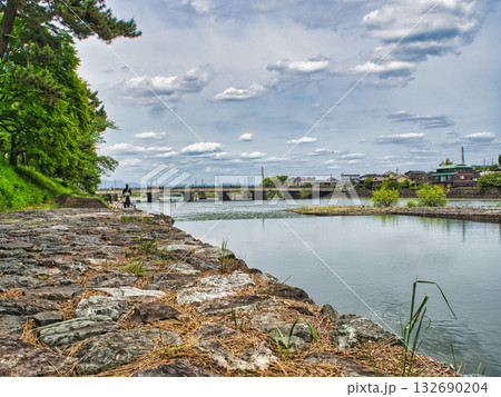 宇治の平等院鳳凰堂(奈良県・宇治市・夏) 132690204