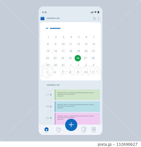 mobile calendar application interface displaying monthly view highlighted event date and scheduled appointments concepts of time management scheduling planning organization on smartphone mobile calendar application interface displaying monthly view highlighted event date and scheduled appointments concepts of time management scheduling planning organization on smartphone 132690627