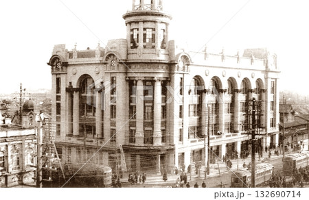 古写真 1918-1923年 東京 上野の松坂屋呉服店 古写真 1918-1923年 東京 上野の松坂屋呉服店 132690714