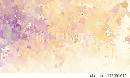 水彩 にじみ グラデーション 背景 テクスチャ 素材 しぶき  抽象的 132691613