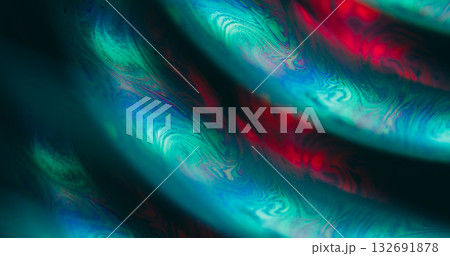 Blur psychedelic fluid. Oil abstraction. Green orange blue colorful drop ink bubbles water texture floating on acrylic art neon background. Blur psychedelic fluid. Oil abstraction. Green orange blue colorful drop ink bubbles water texture floating on acrylic art neon background. 132691878