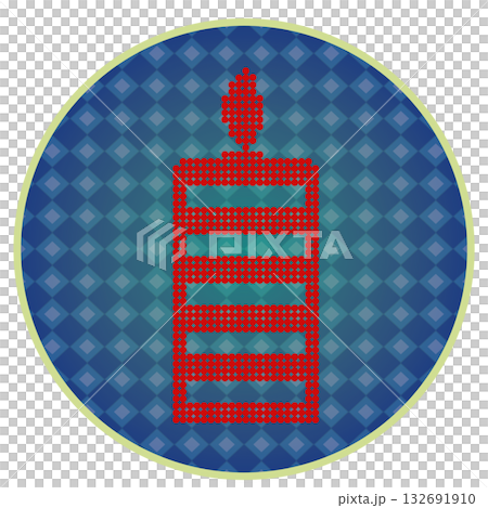 thick Christmas candle decorations 132691910