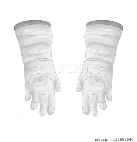 Illustration of astronaut gloves Illustration of astronaut gloves 132692640