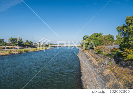 宇治川風景 京都府宇治市 宇治川風景 京都府宇治市 132692800