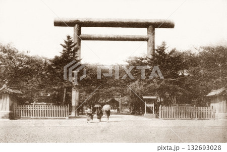 古写真 1914-1918年 東京 靖国神社 古写真 1914-1918年 東京 靖国神社 132693028
