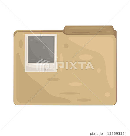 Illustration of police folder Illustration of police folder 132693334