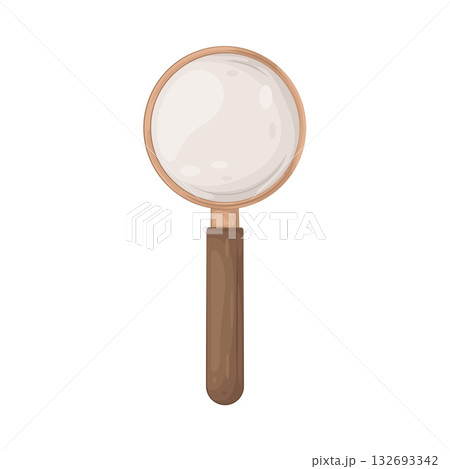 Illustration of magnifying glass Illustration of magnifying glass 132693342