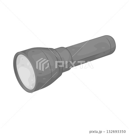 Illustration of police flashlight Illustration of police flashlight 132693350