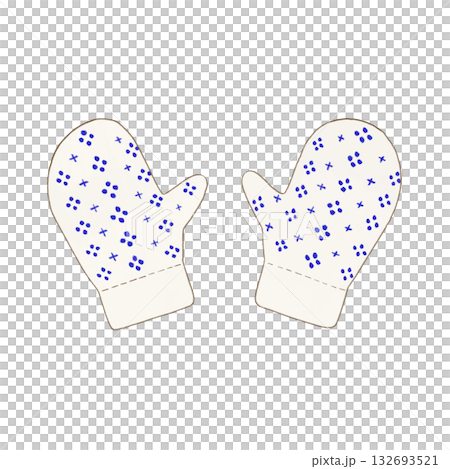 手袋のイラスト 132693521