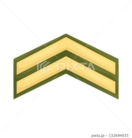 Illustration of military rank 132694035
