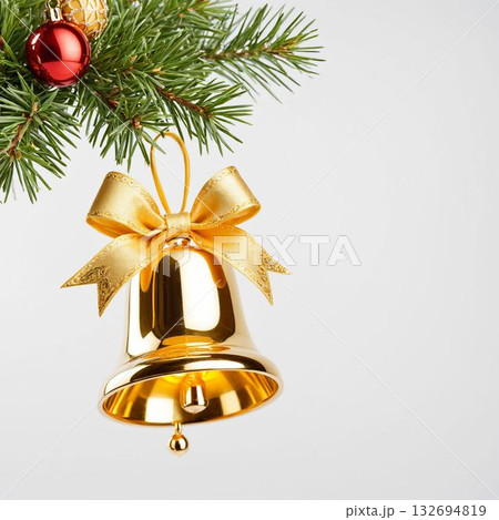 黄金のクリスマスベル 132694819