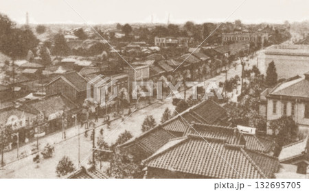 古写真 1933-1945年 東京 品川通り 古写真 1933-1945年 東京 品川通り 132695705