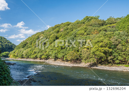 宇治川風景　京都府宇治市 132696204