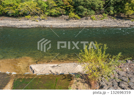 宇治川風景　京都府宇治市 132696359