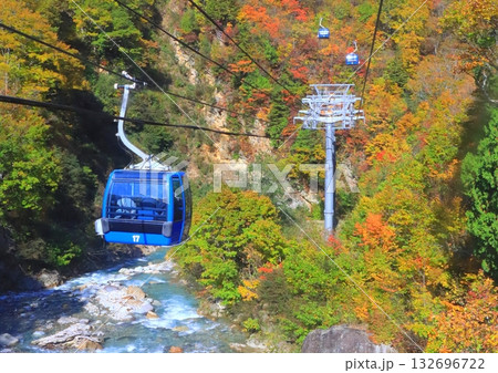 秋の苗場ドラゴンドラ（新潟県湯沢町） 132696722
